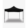 Barnum acier semi pro 2x2 noir ouvert - barnum - tonnelle - tonnelle pliante - barnum pas cher