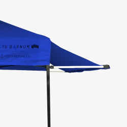 Casquette pour barnum aluminium 3 m bleu