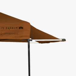 Casquette pour barnum aluminium 3m havane