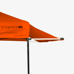 Casquette pour barnum aluminium 3m orange