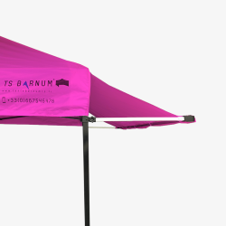 Casquette pour barnum aluminium 3m rose