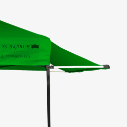 Casquette pour barnum aluminium 3m vert