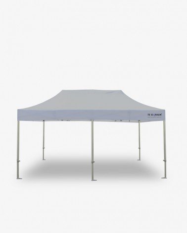tente pliante - barnum aluminium 55 4m x 8m blanc- barnum