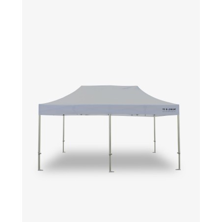 tente pliante - barnum aluminium 55 4m x 8m blanc- barnum