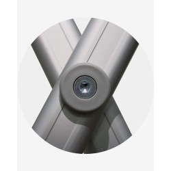 "C" Croisillon (ø 55) pour barnum aluminium 55 4m x 8m bleu