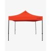 Barnum acier semi pro 2m x 2m orange - barnum - tonnelle pliante - entrée de gamme