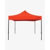 Barnum acier semi pro 2m x 2m orange - barnum - tonnelle pliante - entrée de gamme