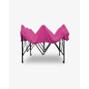 Barnum acier semi pro 3m x 3m rose- barnum - tonnelle pliante - barnum pas cher