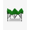 Barnum acier semi pro 2.5m x 2.5m vert - barnum - tonnelle pliante - barnum pas cher