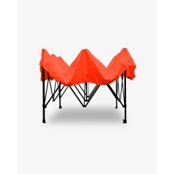 Barnum acier semi pro 2.5m x 2.5m orange - barnum - tonnelle pliante - barnum pas cher