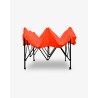 Barnum acier semi pro 2m x 3m orange- barnum - tonnelle pliante - barnum pas cher