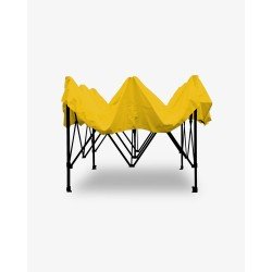 Barnum acier semi pro 2m x 2m jaune - barnum - tonnelle pliante - bon marché