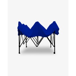 Barnum acier semi pro 2x2 bleu royal entrouvert - barnum - tonnelle - tonnelle pliante - barnum pliant pas cher