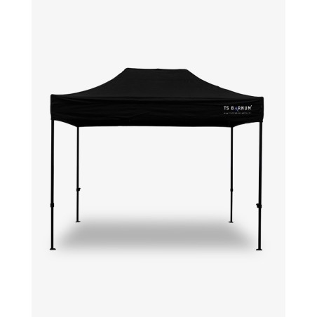 Barnum acier semi pro 4.5m x 3m noir - barnum - tonnelle pliante - prix bas