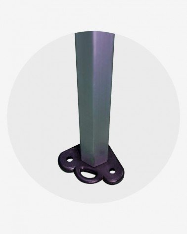 "D" Pied bas (ø 45) pour barnum aluminium 45 6m x 3m havane