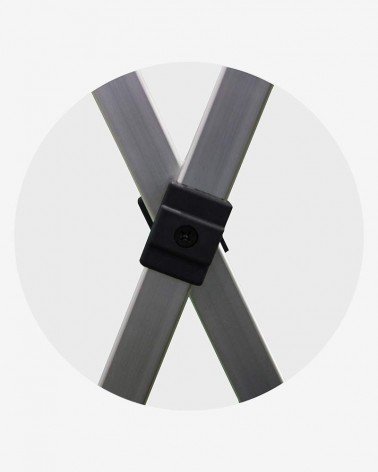"C" Croisillon (ø 45) pour barnum aluminium 45 2m x 2m noir