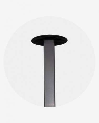 "A" Mat (ø 45) pour barnum aluminium 45 2m x 2m noir