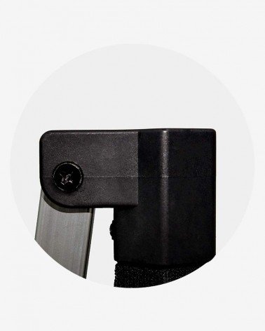 "B" Angle de pied (ø 45) pour barnum aluminium 45 noir