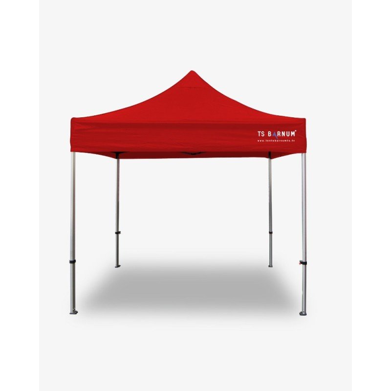 Tente Pliante Rouge 2x2 M - Pour Jardin, événements, Anti-UV Et Imperméable - Cadre En Acier