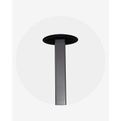 "A" Mat (ø 45) pour barnum aluminium 45 4,5m x 3m havane