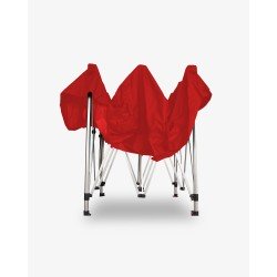 barnum -  barnum aluminium 45 4,5m x 3m rouge plié - barnum aluminium  - barnum pro pas cher