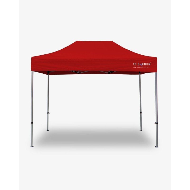 barnum -  barnum aluminium 45 4,5m x 3m rouge - barnum aluminium  - barnum pro pas cher