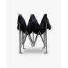 tente pliante - barnum aluminium 55 6m x 3m noir- barnum