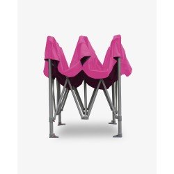 tente pliante - barnum aluminium 55 6m x 3m rose- barnum