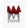tente pliante - barnum aluminium 55 6m x 3m rouge- barnum