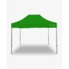 tente pliante - barnum aluminium 55 4,5m x 3m vert - barnum