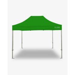 tente pliante - barnum aluminium 55 4,5m x 3m vert - barnum