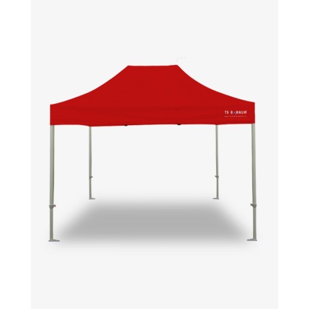 tonnelle pliante - barnum aluminium 55 4.5m x 3m rouge- barnum marchand pas cher