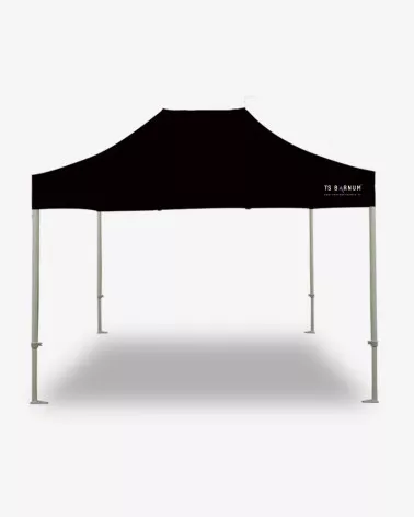 tonnelle pliante - barnum aluminium 55 4.5m x 3m noir- barnum marchand pas cher