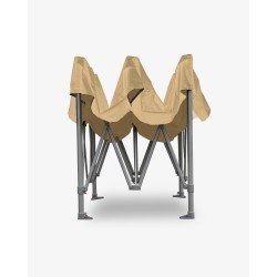 tonnelle pliante - barnum aluminium 55 4.5m x 3m crème- barnum marchand pas cher plié