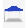 tonnelle pliante - barnum aluminium 55 4.5m x 3m bleu - barnum marchand pas cher