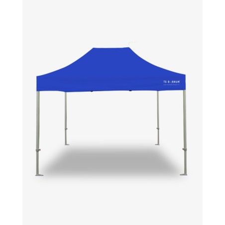 tonnelle pliante - barnum aluminium 55 4.5m x 3m bleu - barnum marchand pas cher