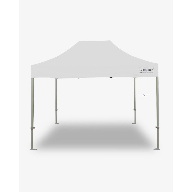 tonnelle pliante - barnum aluminium 55 4.5m x 3m blanc - barnum marchand pas cher