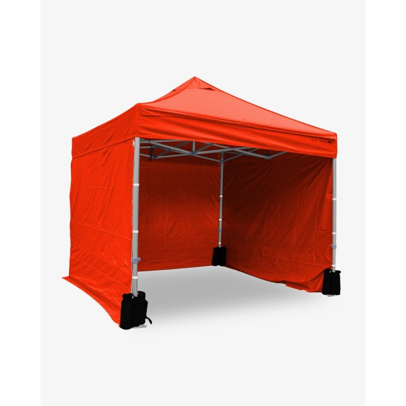 Côté latéral orange 3m opaque polyuréthane 500D -   Barnum stand de marché