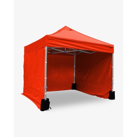 Côté latéral orange 3m opaque polyuréthane 500D -   Barnum stand de marché