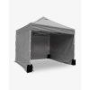 Côté latéral gris 2,5m opaque polyuréthane - 500D- Tente barnum aluminium