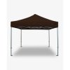 stand pliant - barnum aluminium 55 3m x 3m noir - tonnelle professionnelle