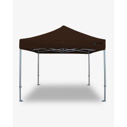 stand pliant - barnum aluminium 55 3m x 3m noir - tonnelle professionnelle