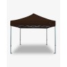 stand pliant - barnum aluminium 55 3m x 3m noir - tonnelle professionnelle