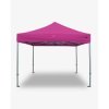 tente pliante - barnum aluminium 55 3m x 3m rose - barnum pour marché