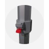 "E" Bouton poussoir bas (ø 55) pour barnum aluminium 55 4m x 4m blanc