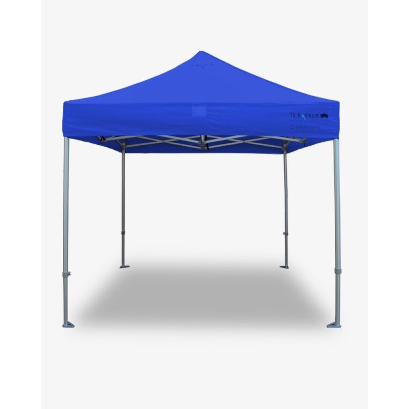 Mobilier pliant- barnum aluminium 55 4m x 4m bleu - Stand pliant gazebo