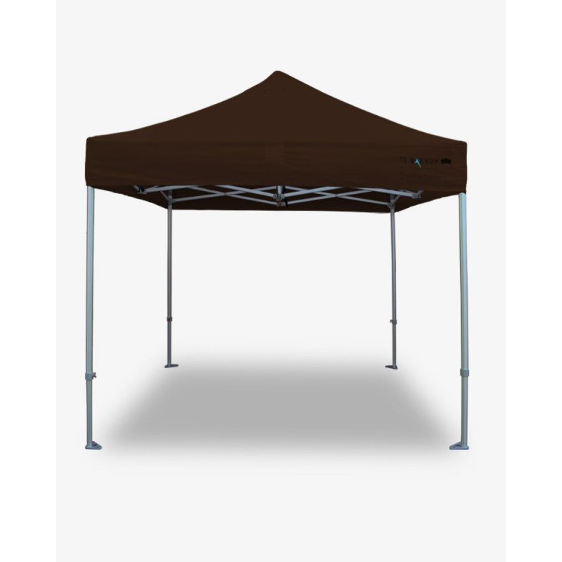 barnum aluminium 55 4m x 4m havane- Tente barnum pro