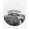 "F" Jonction mat central (ø 55) pour barnum aluminium 55 4m x 4m havane