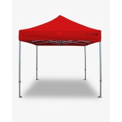 barnum aluminium 55 4m x 4m rouge- Tente barnum pro