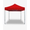 barnum aluminium 55 4m x 4m rouge- Tente barnum pro